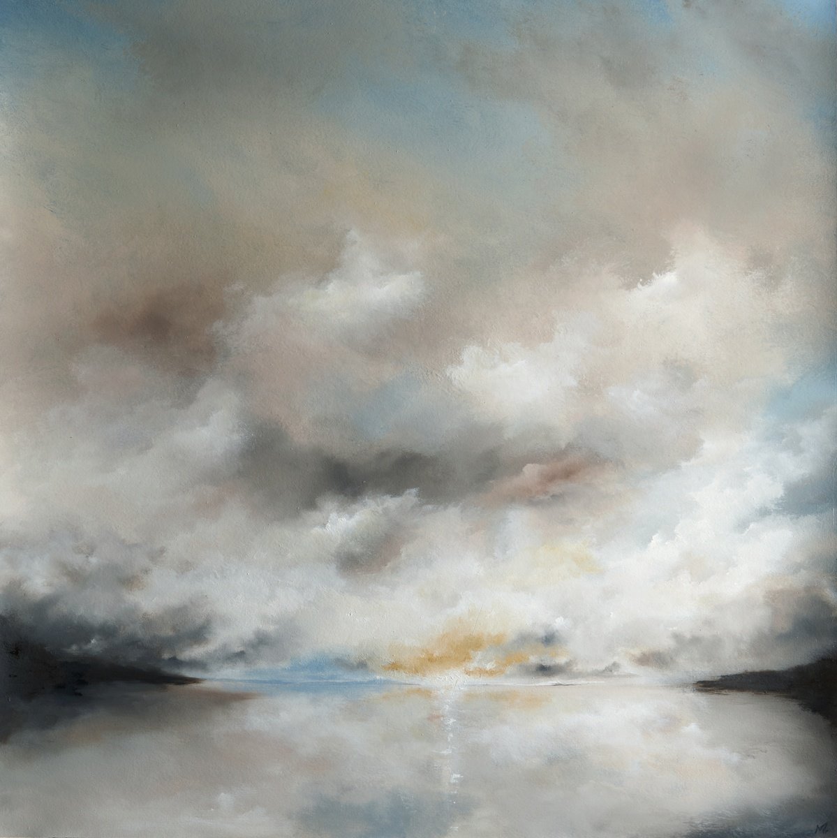 Cornwall Winter New By Rolf Marriott, 28 X 28, Artwork For Sale On Artfinder