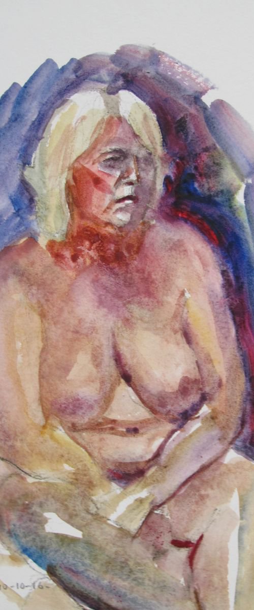 seated female nude by Rory O’Neill