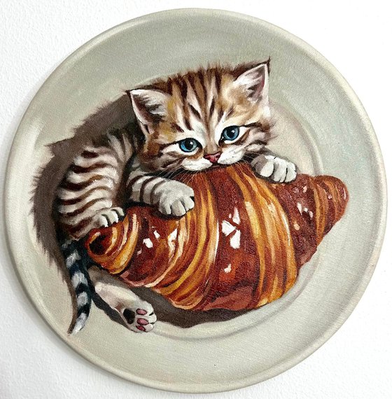 On a Croissant Plate