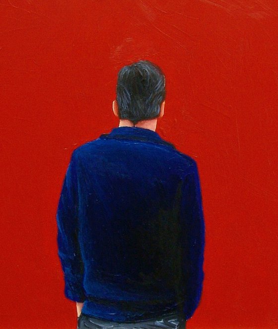 I'm Not Afraid (Self Portrait With Who's Afraid Of Red, Yellow And Blue)