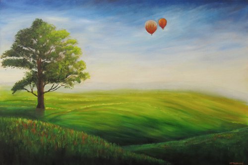 Up, Up and away by Maureen Greenwood