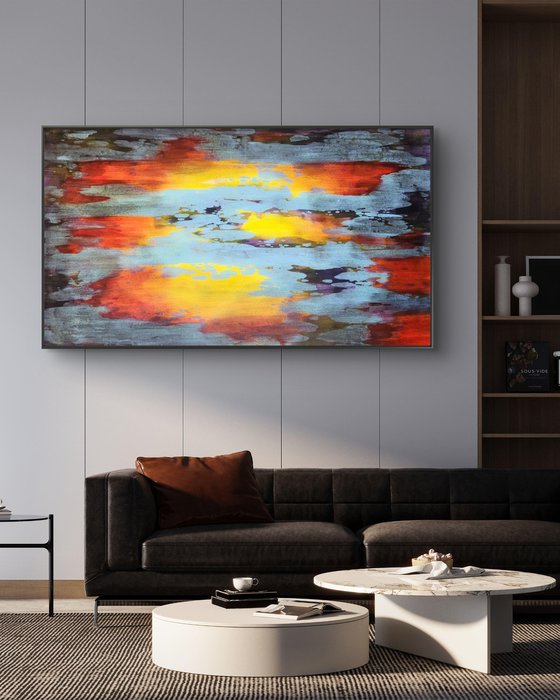 FLARE II - Contemporary Abstract Painting