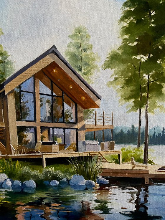 A house by the lake