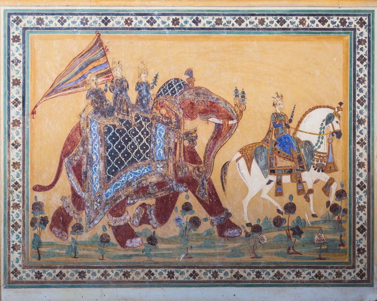 Nahargarh Fresco by Kevin Standage