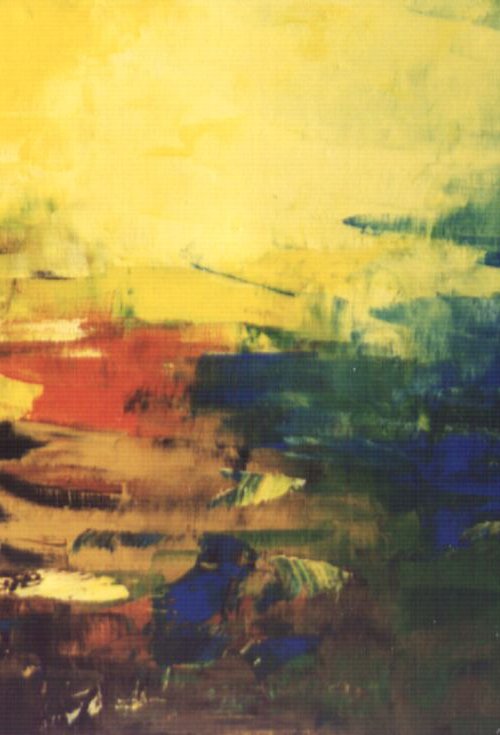marina, yellow sky (ref#:417-12M) by Saroja van der Stegen