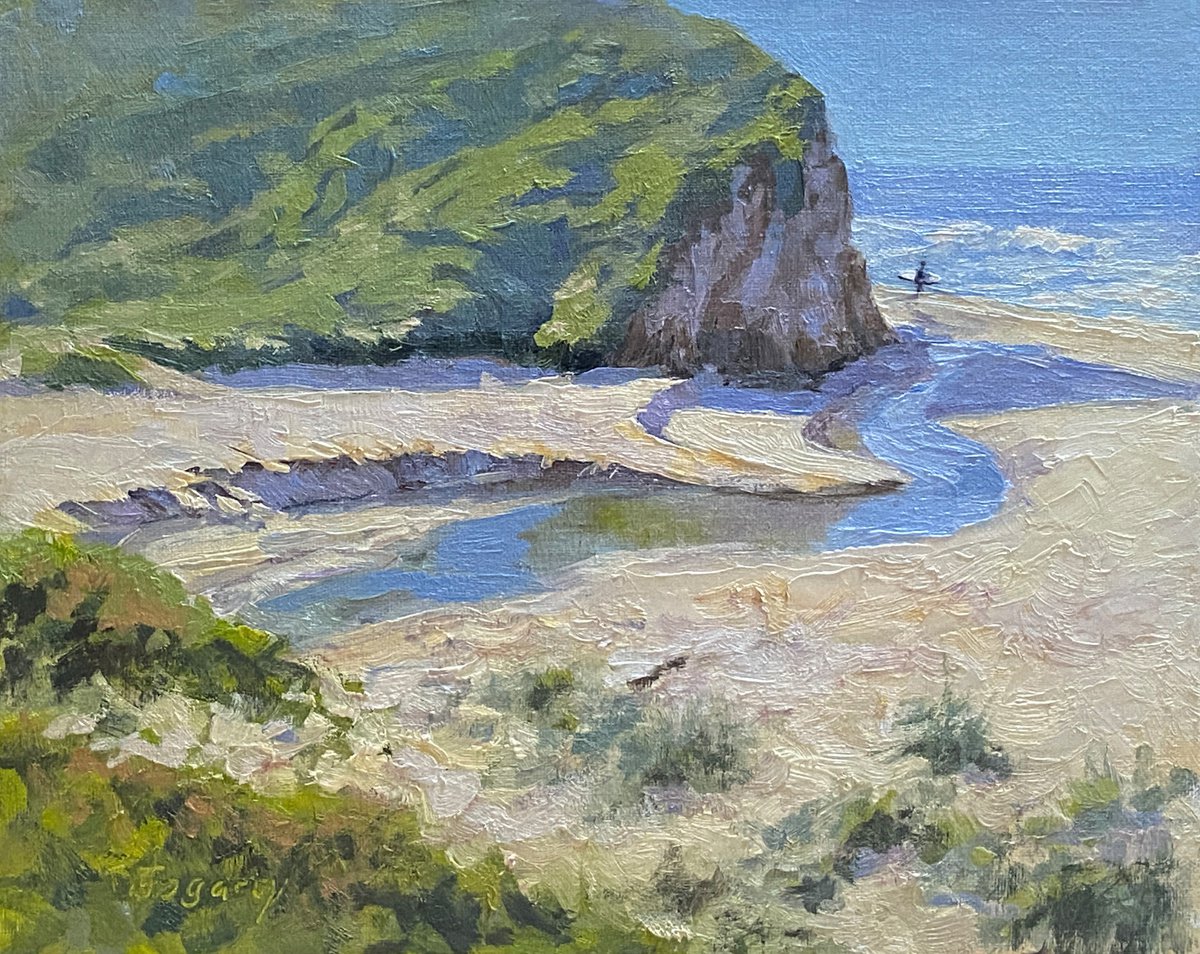 Scott Creek Beach By Tatyana Fogarty, 10 X 8, Artwork For Sale On Artfinder