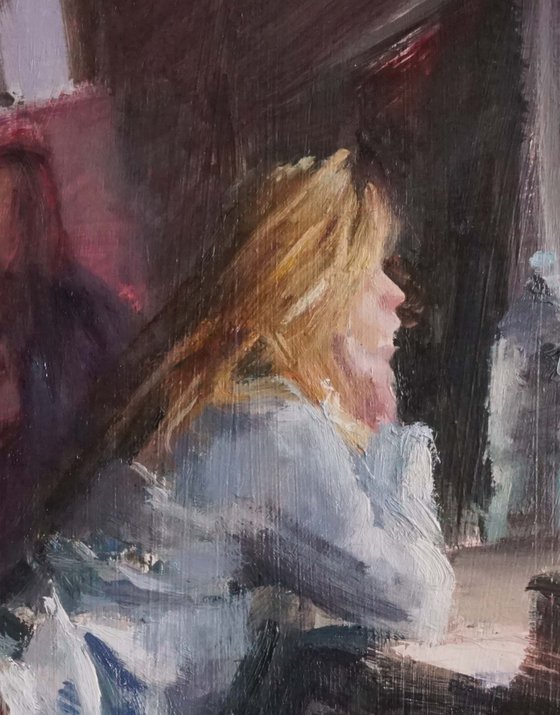 Meg in studio