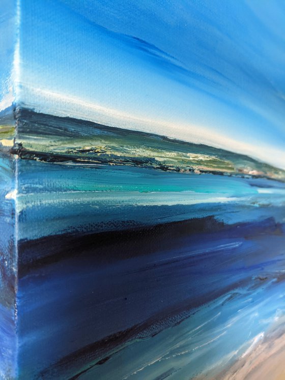 Abstract Blue Seascape