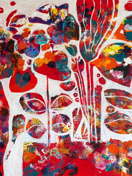 Red Herbarium by Simonida Djordjevic