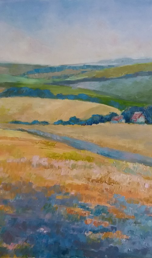 Fields of gold by Liubov Ponomarova