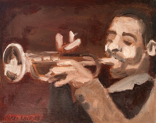 Jazz Musician by Ryan  Louder