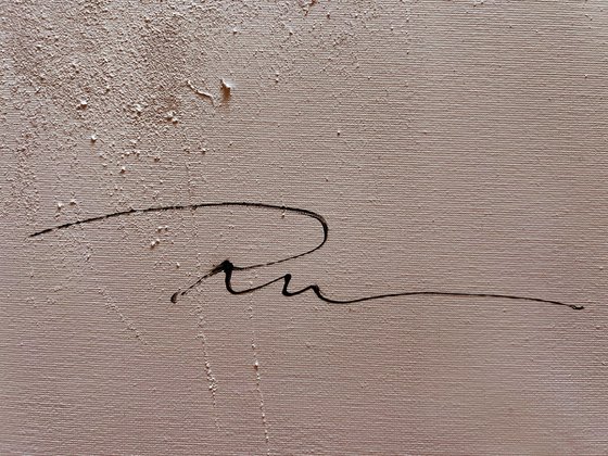 Gold and Beige Abstract