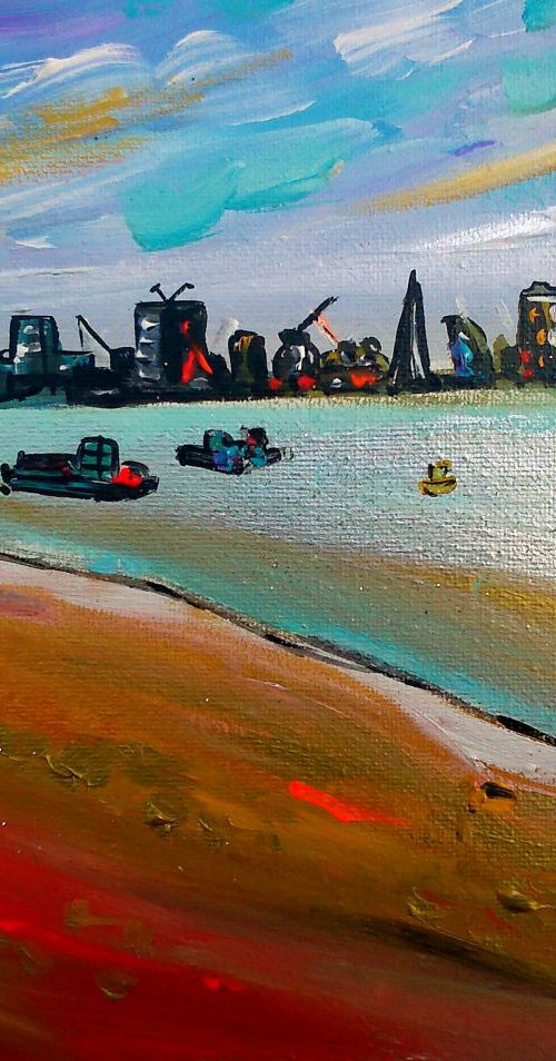 Greenwich River Side by Maria Luisa  Azzini