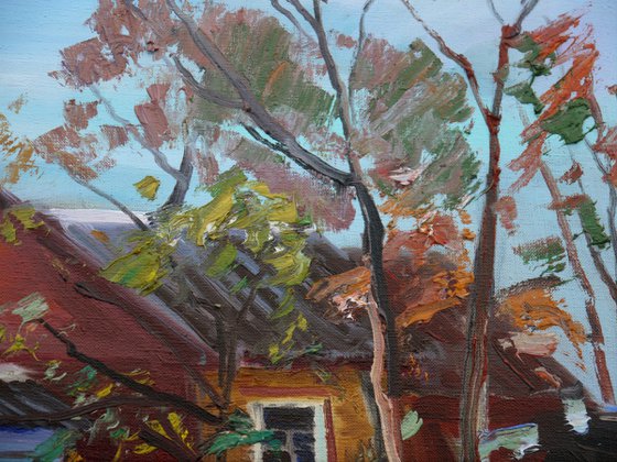 Old house. Autumn