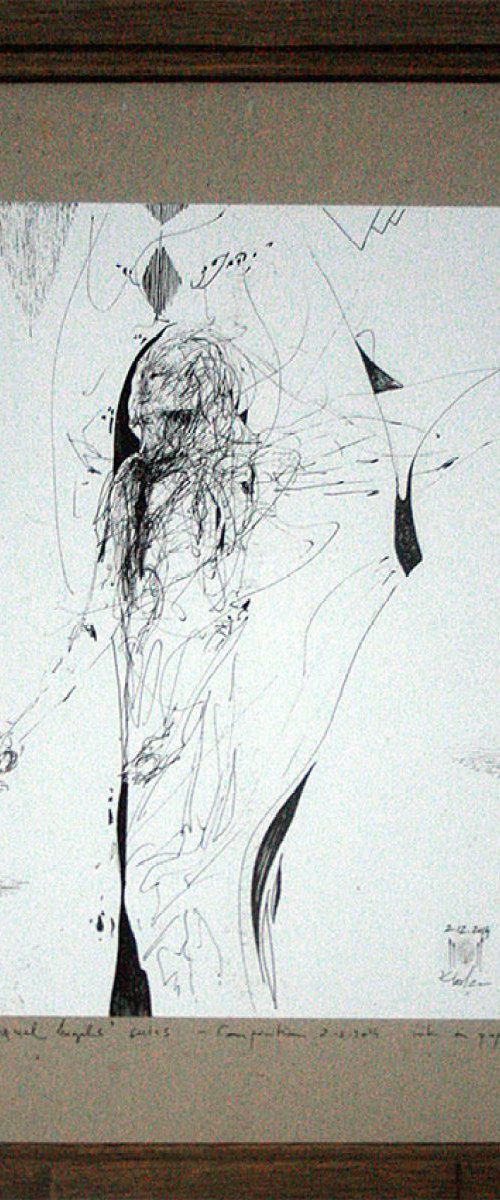 signal angels series, composition signed 2 december 2014 by Kloska Ovidiu