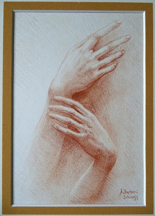 Hands of Thalie and Aglaé by Alexandre Barbera-Ivanoff