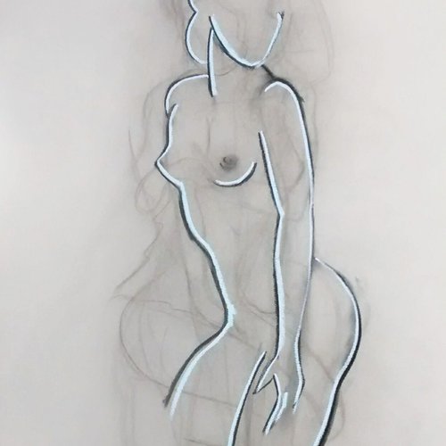 Triple Nude 3 by Annette Martin