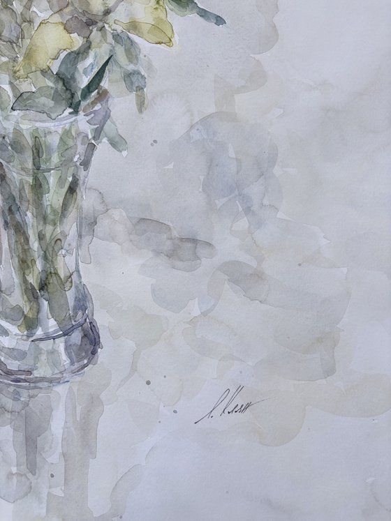 Lilies 50x65 cm 2025