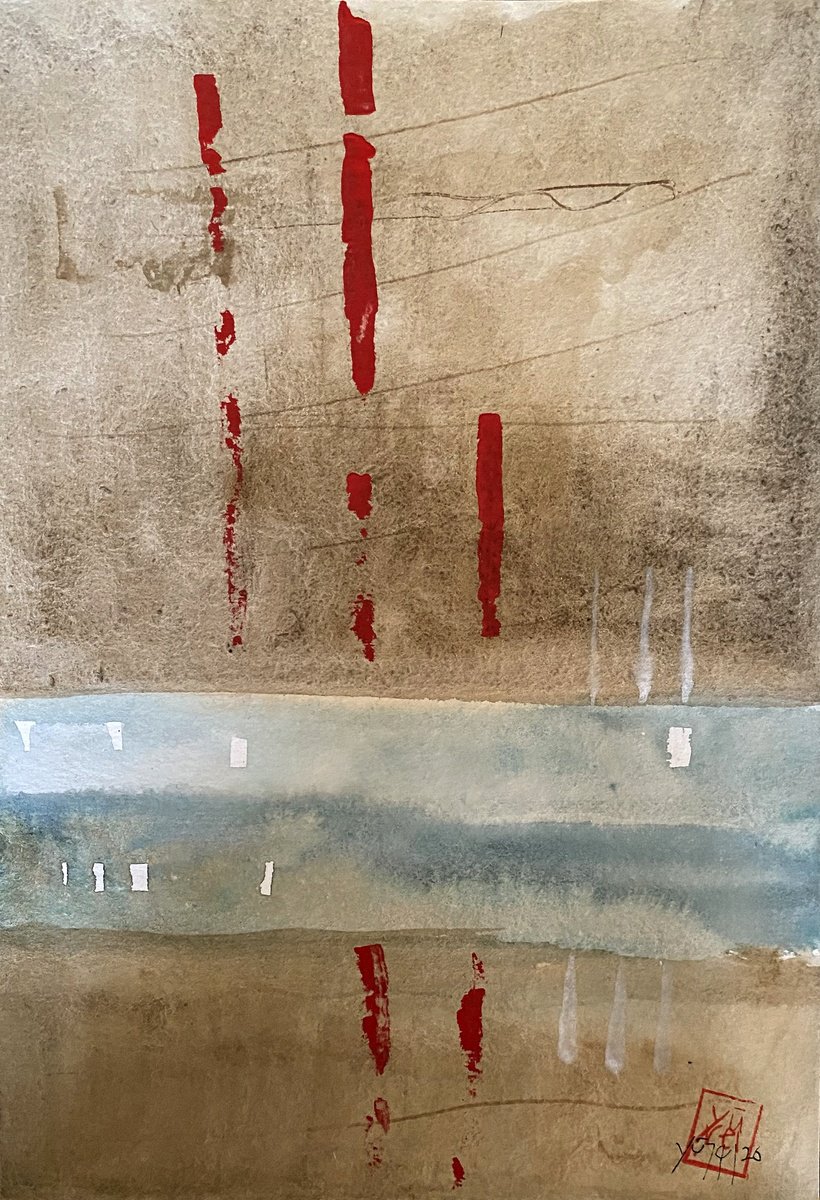 Abstract Watercolour , Strappo By YS?rei, 8 X 12, Artwork For Sale On Artfinder
