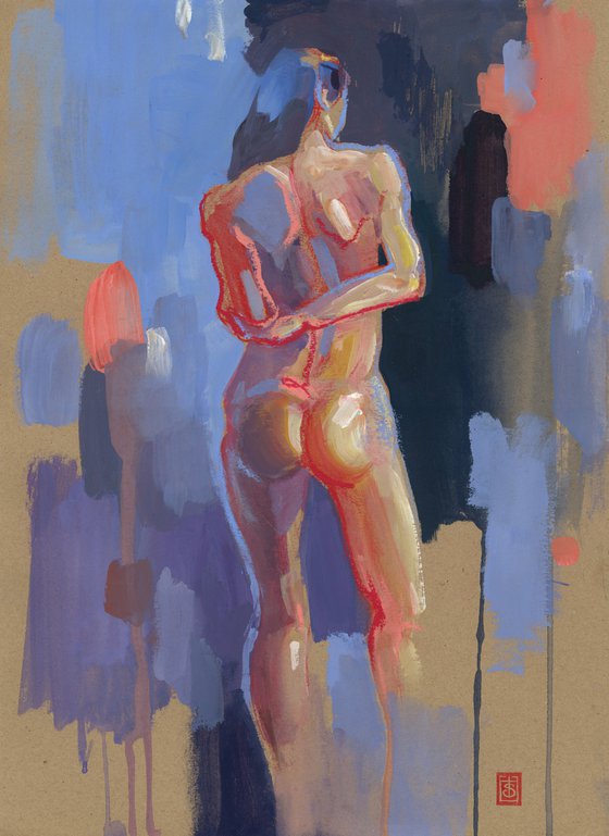 Nude life drawing 014