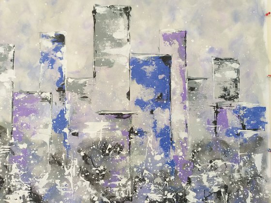 Frozen city by M.Y.