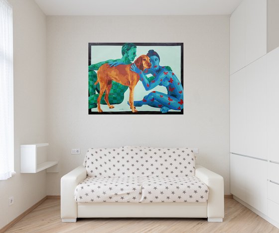 Couple and Dog 2