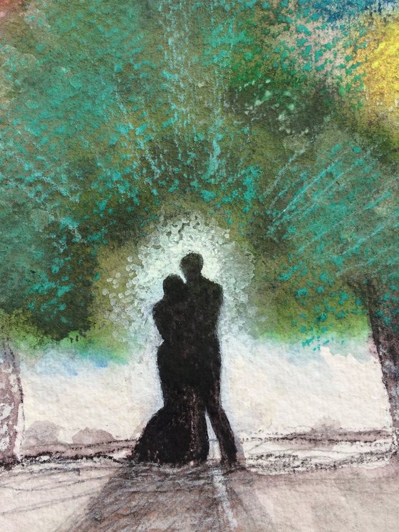 Beloved: Lovers Under Radiant Trees