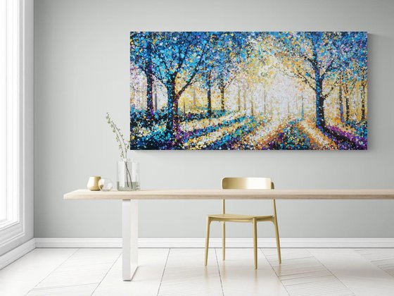 Where Beautiful Things Begin - Blue Landscape