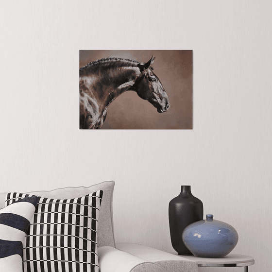 My spirited horse...