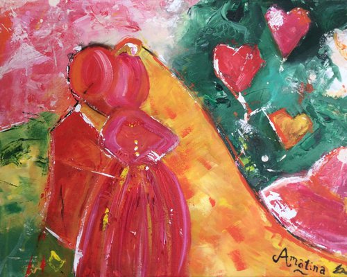 "We Got Married!" by Mahlia Amatina Autistic Artist
