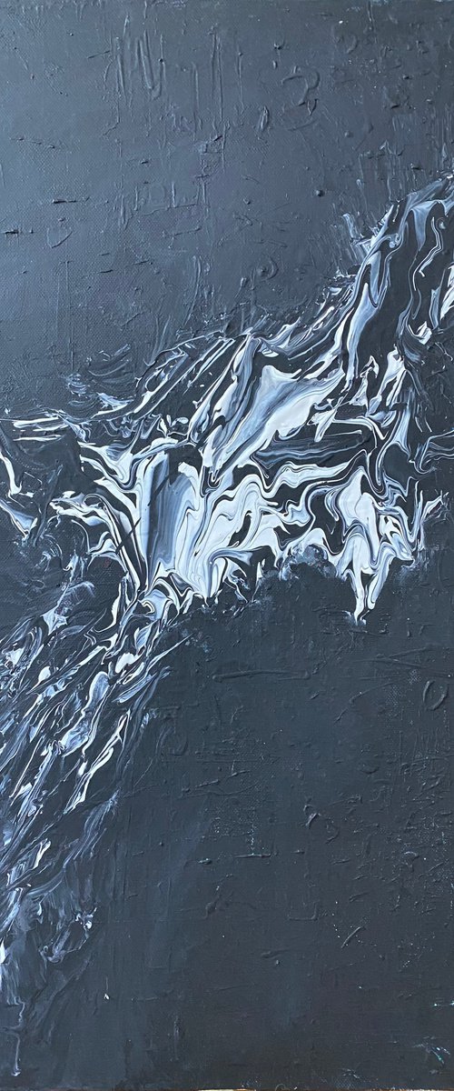 Black and white abstract by Clare Hoath