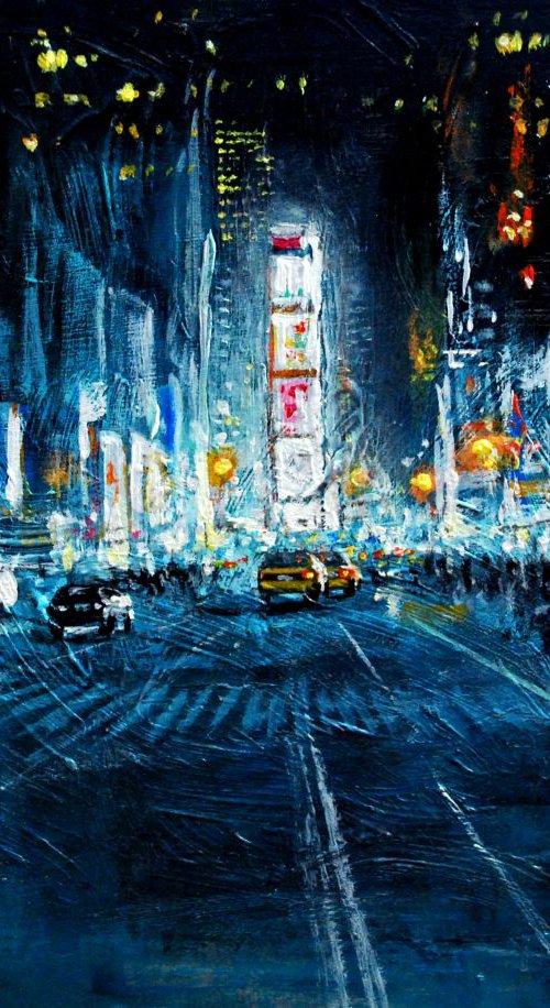 New York in night 17 by Vishalandra Dakur