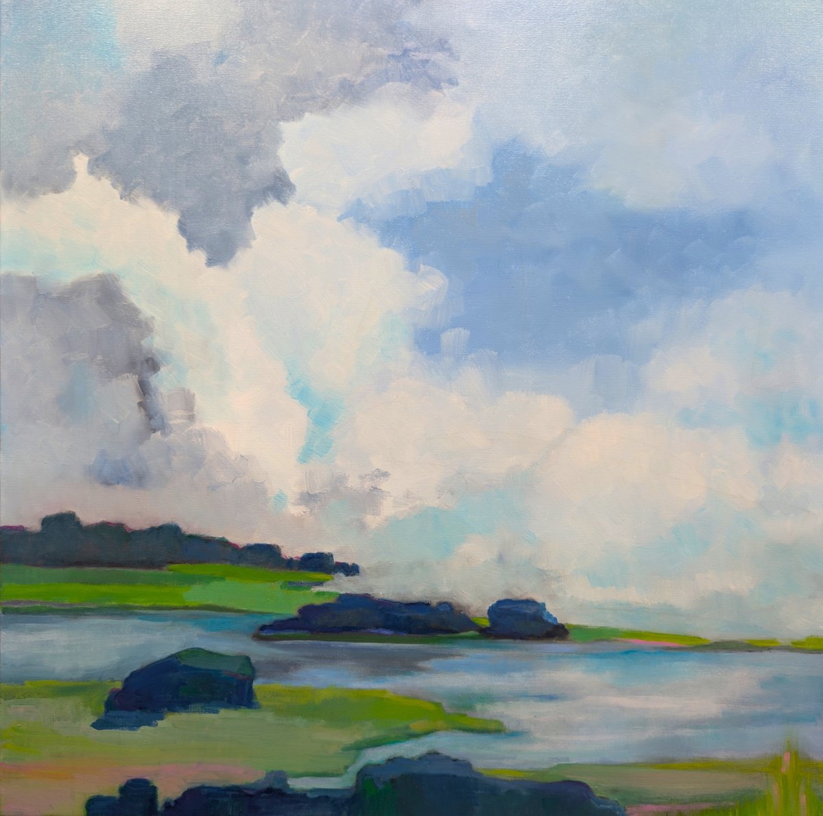Summer In A Mind. By Veta Barker, 30 X 30, Artwork For Sale On Artfinder