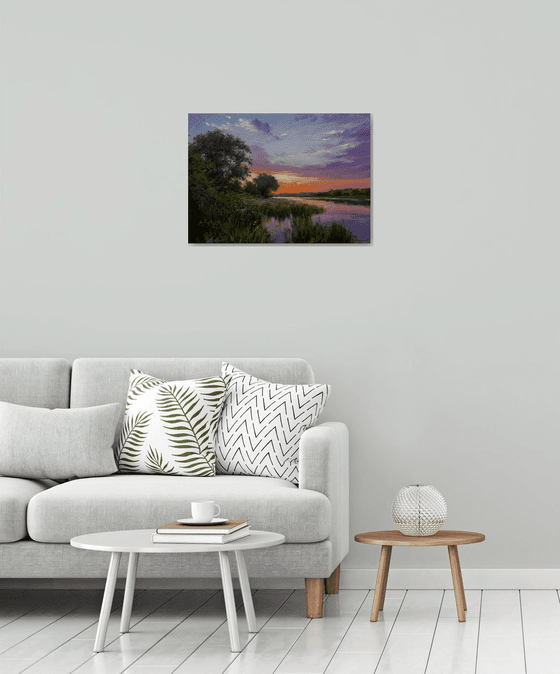 "Sunset on the River"