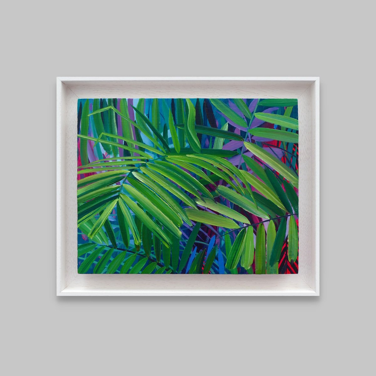 Impressionistic Botanical Oil Painting By Alanna Eakin, 12 X 10, Verdant, Original Artwork