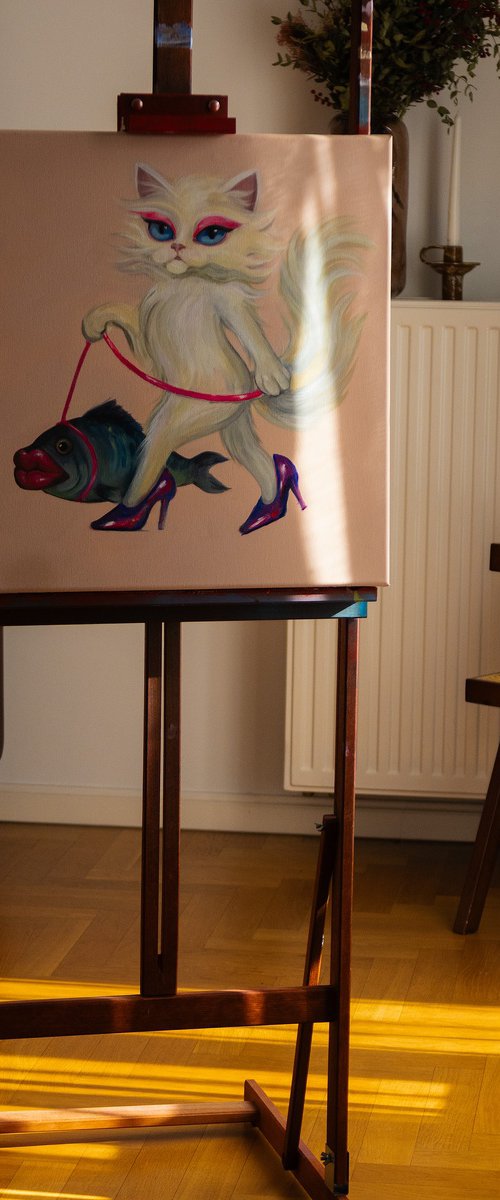The Lady with the Fish by Christine Bolahau