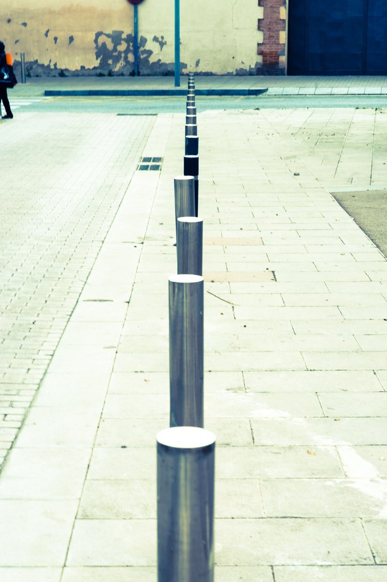 Geometric Cityscapes Photograph By Frankie Malone, 10 X 16, Kink, Barcelona, Original Artwork