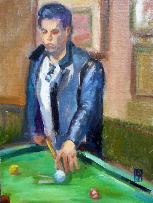 In the Pool Hall by Katherine Jennings