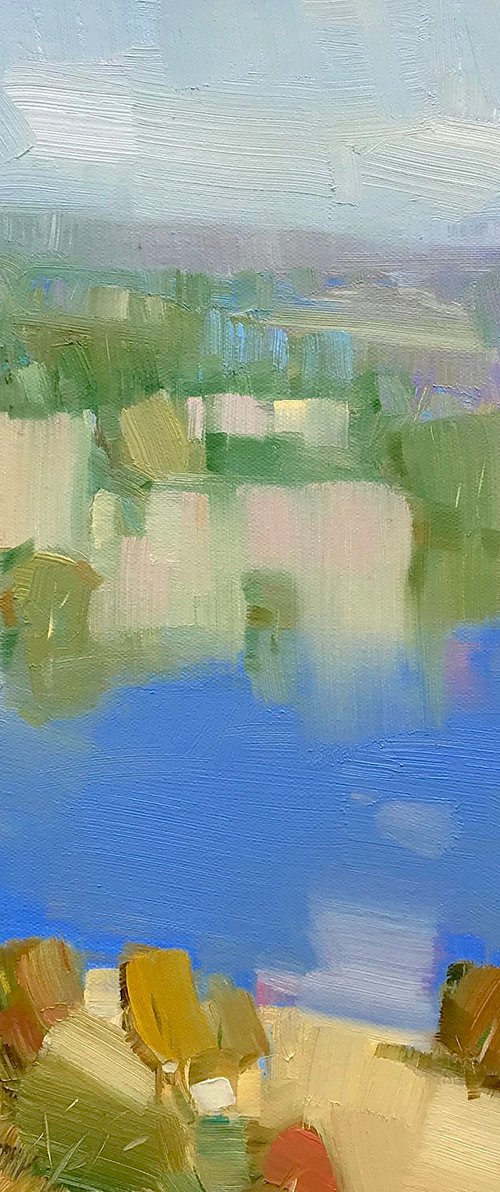 At the Morning, Original oil painting, Handmade artwork, One of a kind by Vahe Yeremyan