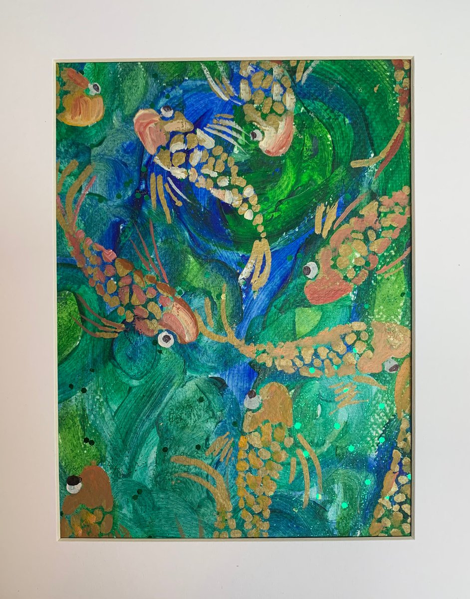 Goldfish in the pond by Sarah Gill