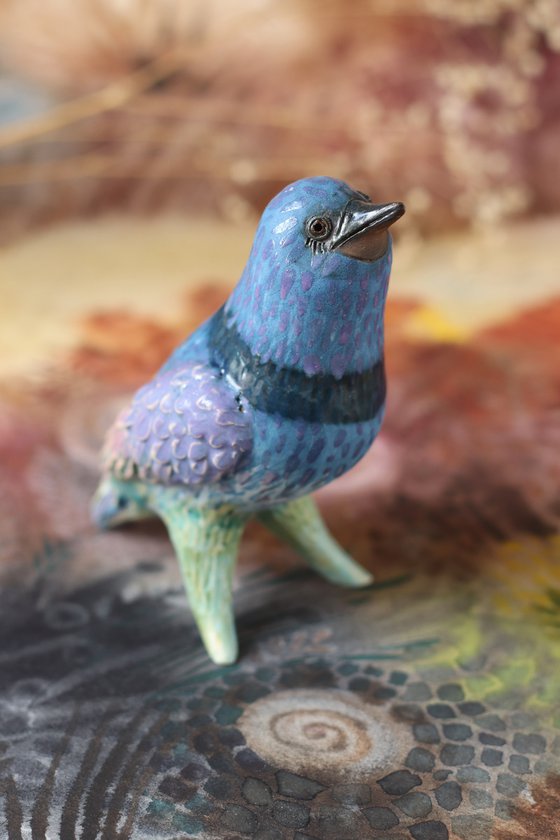 Tiny Birdy. Ceramic sculpture
