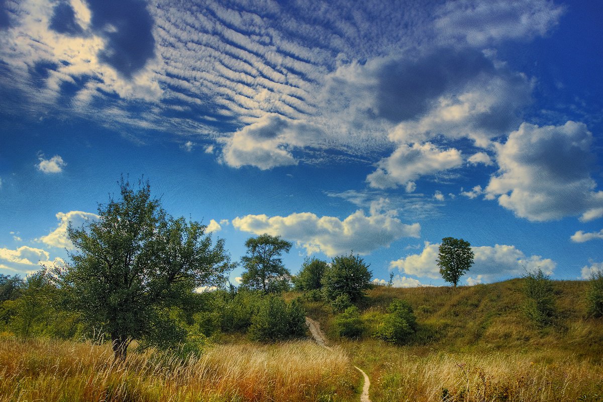 Photorealistic Landscape Photograph By Valerix, 24 X 16", Here Comes August., Original Artwork