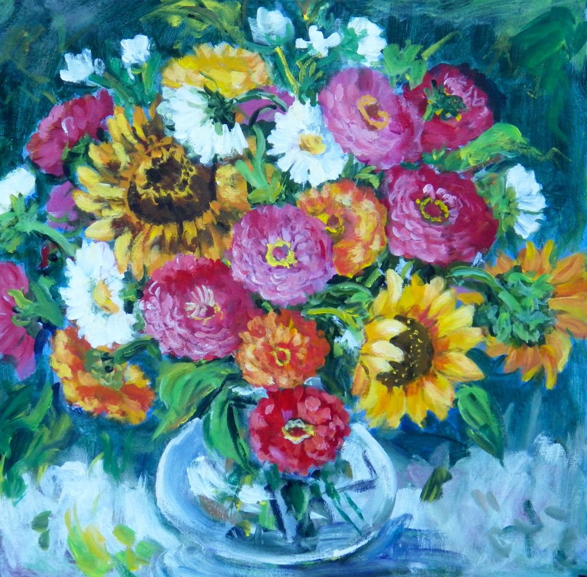 Floral Explosion I by Ingrid Dohm