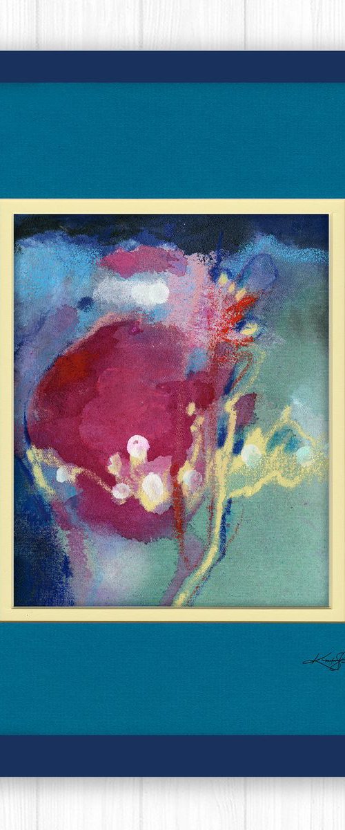Abstract Flowers - Mixed Media Abstract Floral Painting by Kathy Morton Stanion, Modern Home decor by Kathy Morton Stanion