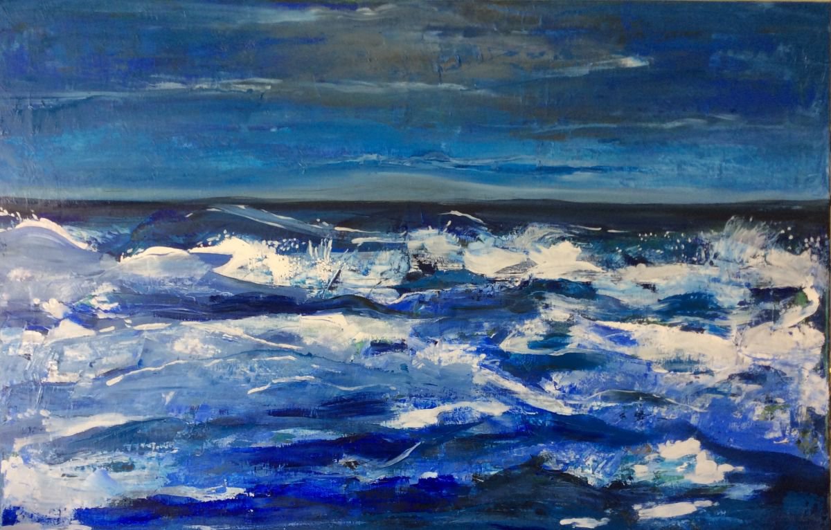 stormy seas by Elisabetta Mutty
