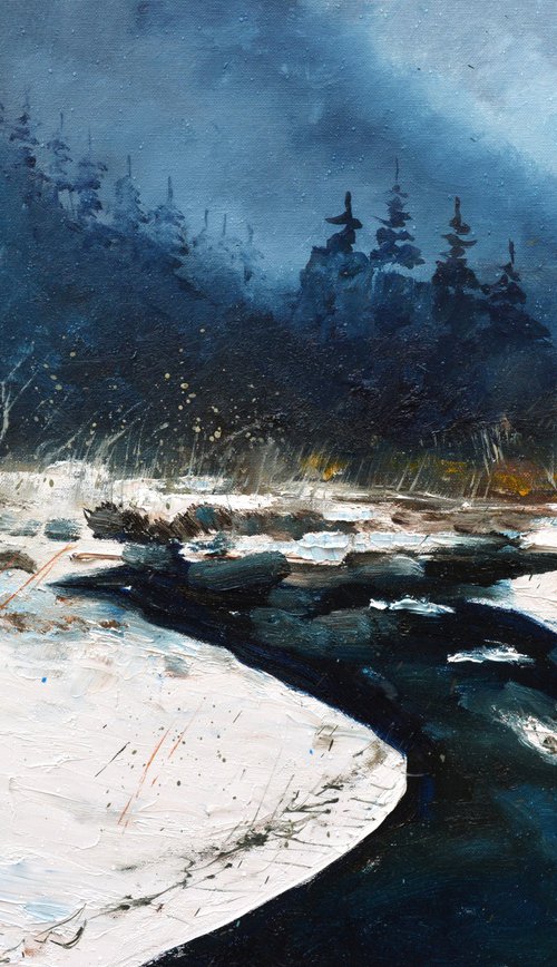 Winter landscape 7523 by Pol Henry Ledent