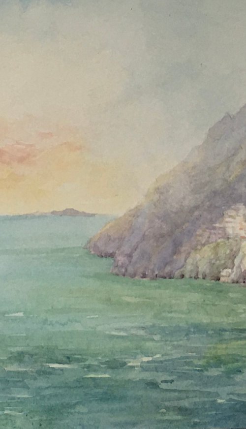 The Amalfi Coast.Positano by Christopher Hughes