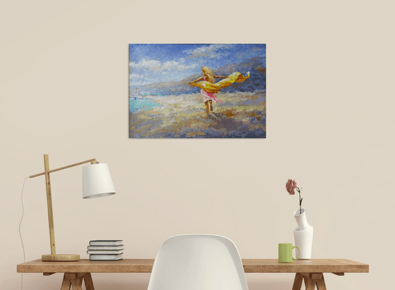 My wings - oil painting
