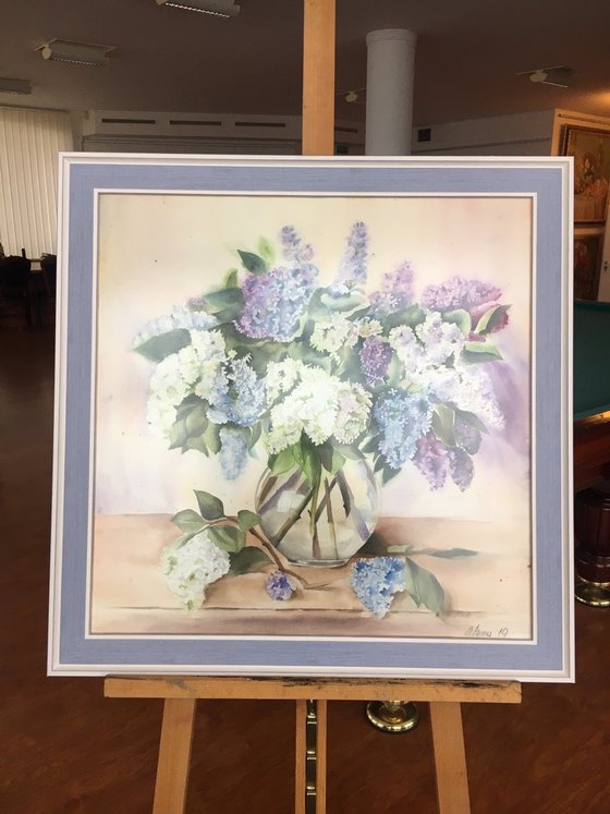 Lilac in a vase