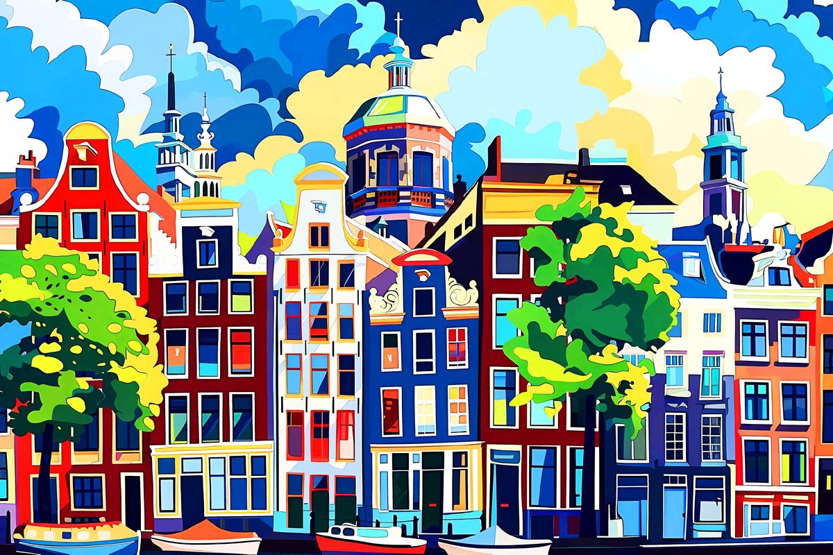 Colorful Amsterdam by BAST